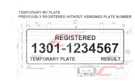 LTO Issues New Guidelines On Temporary, Improvised Plates.